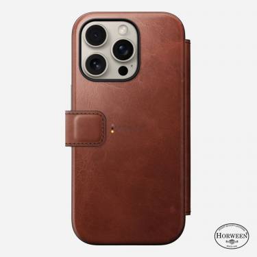 Nomad Leather Folio iPhone 16 Pro Olde Dublin