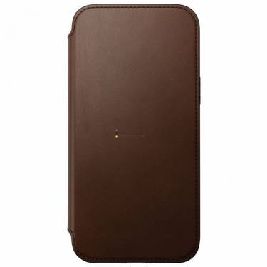 Nomad Leather MagSafe Folio, brown - iPhone 14 Plus