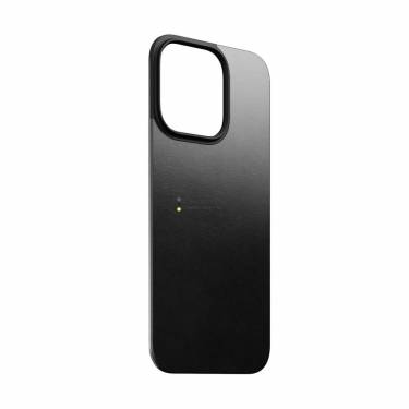 Nomad Magnetic Leather Back iPhone 16 Pro Black