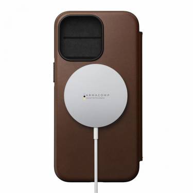 Nomad MagSafe Rugged Folio, brown - iPhone 13 Pro