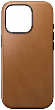 Nomad Modern Leather case english Tan-C iPhone 16 Pro Brown