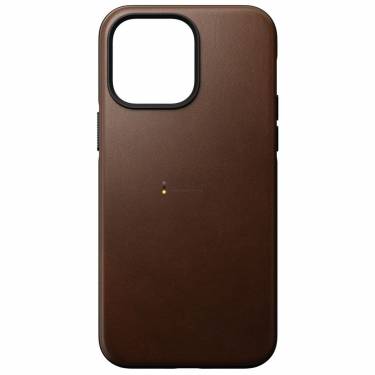 Nomad Modern Leather Case iPhone 14 Pro Max Rustic Brown