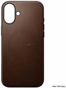 Nomad Modern Leather case iPhone 16 Plus Brown