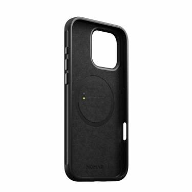 Nomad Modern Leather case iPhone 16 Pro Max Black