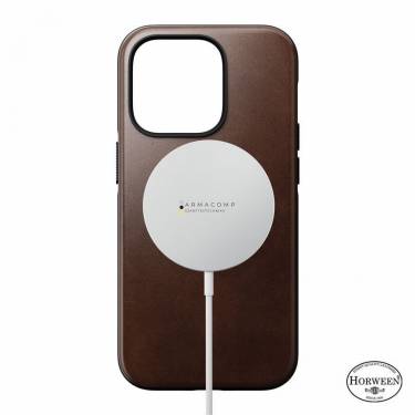 Nomad Modern Leather MagSafe Case, brown - iPhone 14 Pro