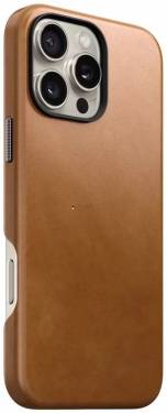 Nomad Traditional Leather case english Tan-C iPhone 16 Pro Max