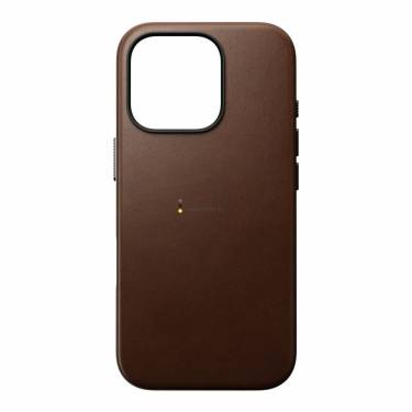 Nomad Traditional Leather case iPhone 16 Pro Brown