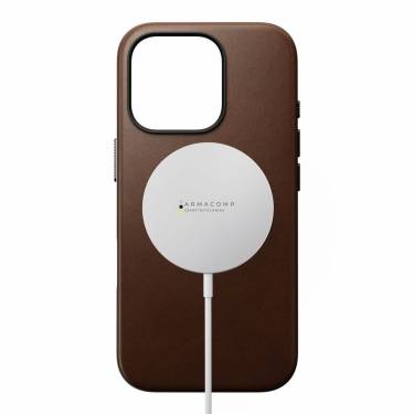 Nomad Traditional Leather case iPhone 16 Pro Brown