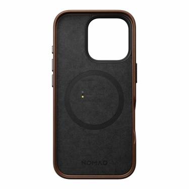 Nomad Traditional Leather case iPhone 16 Pro Brown