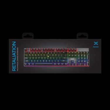 NOXO Retaliation Red Mechanikus Gaming keyboard Black HU