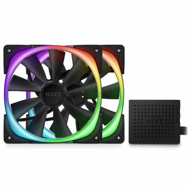 NZXT Aer RGB 2 140mm Twin Starter Pack Black