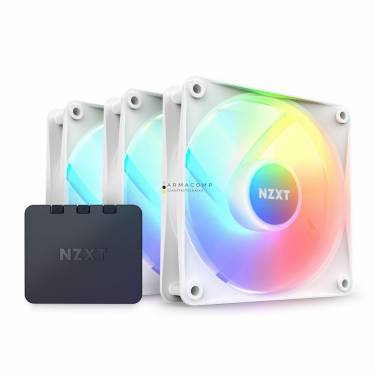 NZXT F120 RGB Core Triple Pack White