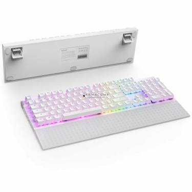 NZXT Function 2 Gaming Keyboard Matte White UK