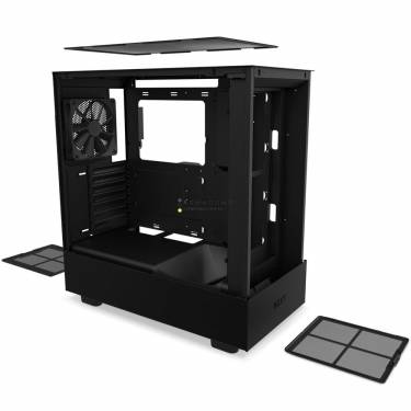 NZXT H5 Flow Tempered Glass Black