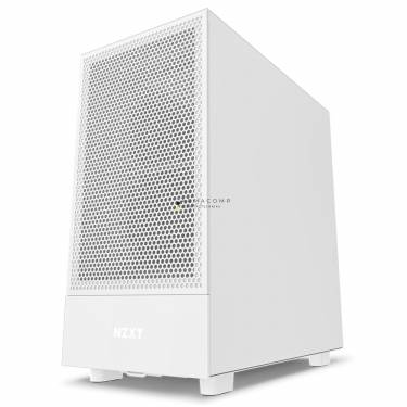 NZXT H5 Flow Tempered Glass White