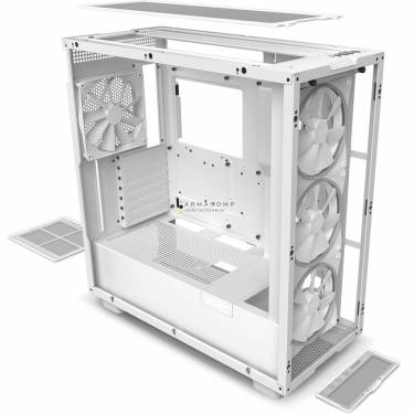 NZXT H7 Elite 2023 Tempered Glass White