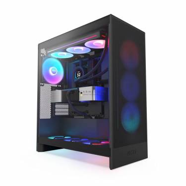 NZXT H7 Flow RGB (2024) Tempered Glass Matte Black