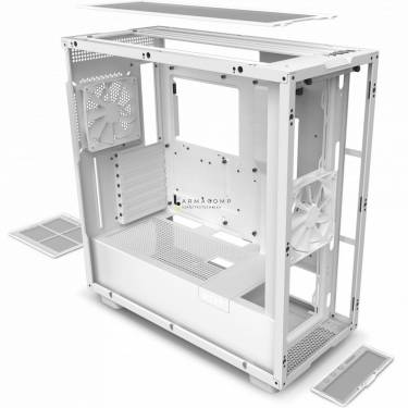 NZXT H7 Tempered Glass Matte White