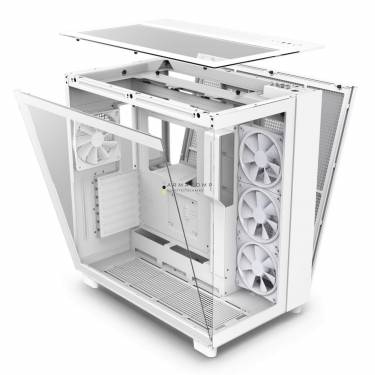 NZXT H9 Elite Tempered Glass Matte White