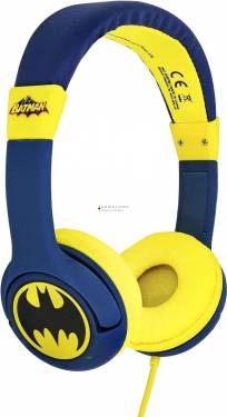 OTL Technologies Batman Caped Crusader Headphones for Kids Yellow/Blue