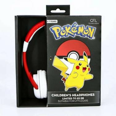 OTL Technologies Pokémon Pokéball Headphones Red