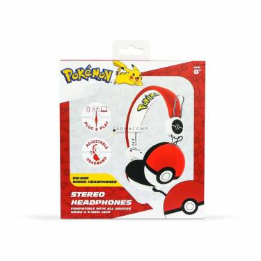 OTL Technologies Pokémon Pokéball Tween Dome Headphones Red