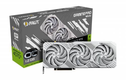 Palit GeForce RTX4070 Ti 12GB DDR6X GamingPro White OC