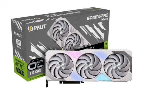 Palit GeForce RTX4070 Ti Super 16GB DDR6X GamingPro White OC