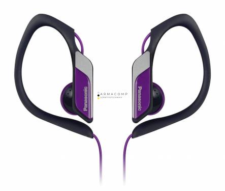 Panasonic RP-HS34E-V clip on Black/Violet