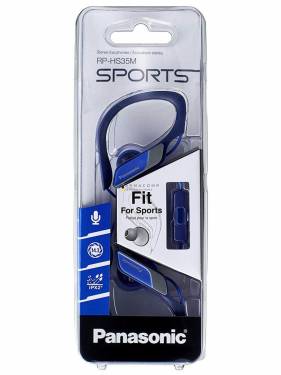 Panasonic RP-HS35ME-A Sport Headset Blue