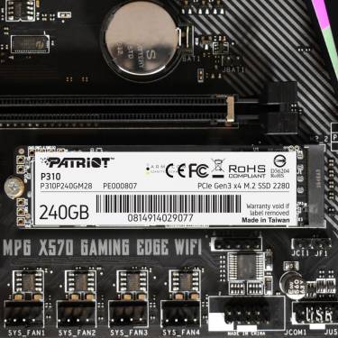 Patriot 240GB M.2 2280 NVMe P310