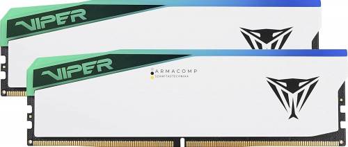 Patriot 32GB DDR5 6200MHz Kit(2x16GB) Viper Elite 5 RGB White