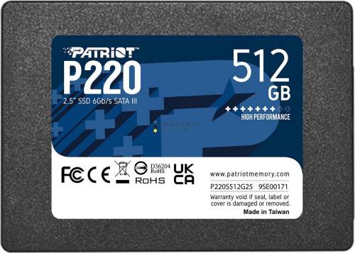 Patriot 512GB 2,5" SATA3 P220