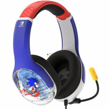 PDP Sonic Go Fast REALMz Headset for Nintendo Switch White/Blue/Red