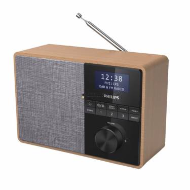 Philips Portable Radio Wood/Black