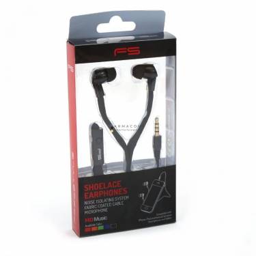 Platinet Omega FreeStyle Shoelace Headset Black