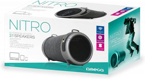 Platinet Omega Nitro Outdoor 2.1 Bluetooth Speaker Black