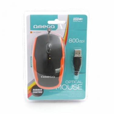 Platinet Omega OM072 3D Optical mouse Black/Orange Rubber