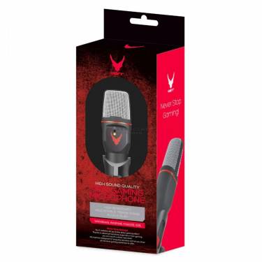 Platinet Omega Varr Gaming Microphone Mini + Tripod Black/Red