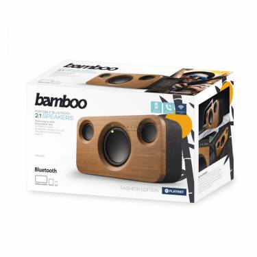 Platinet PMG095 Bamboo Bluetooth Speaker Black