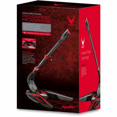 Platinet VARR VGMD2 Gaming Desktop Microphone Black/Red