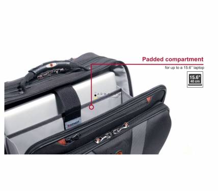 Platinet Wenger Granada Wheeled Laptop Case 17" Black