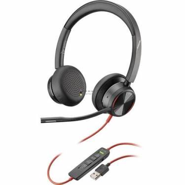 Poly Plantronics Blackwire 8225 USB-A Headset Black