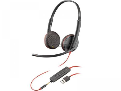 Poly Plantronics Blackwire C3225 Headset Black