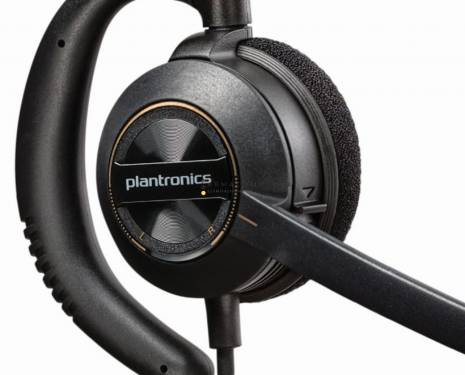 Poly Plantronics EncorePro HW530 Quick Disconnect Headset Black