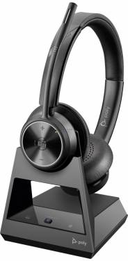 Poly Plantronics Savi 7320 Stereo MS Teams Wireless DECT 1880-1900MHz Headset Black