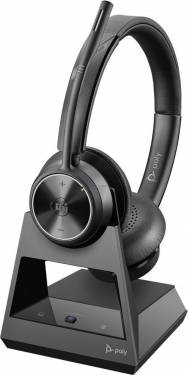 Poly Plantronics Savi 7320 Stereo Wireless DECT 1880-1900MHz Headset Black