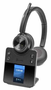 Poly Plantronics Savi 7420 Office USB-A/USB-C DECT Headset Black