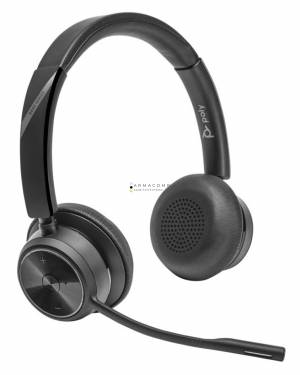 Poly Plantronics Savi 7420 Office USB-A/USB-C DECT Headset Black