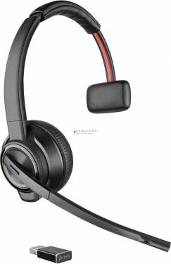 Poly Plantronics Savi 8210-M USB-A DECT 1880-1900MHz Headset Black